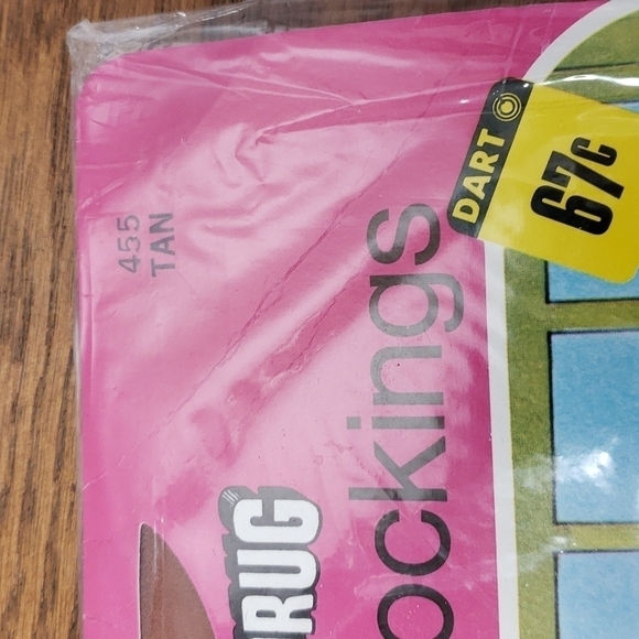Vintage 60s 70s Nylon Tan Stockings New in Package NIB Deadstock - Picture 5 of 8